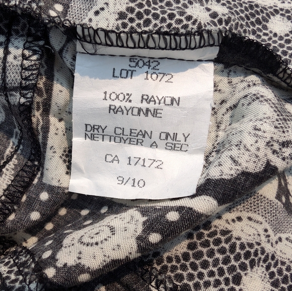 Vintage 90s Smart Set Patchwork Whimsigoth Button-Up Dress Size Small - Picture 9 of 10